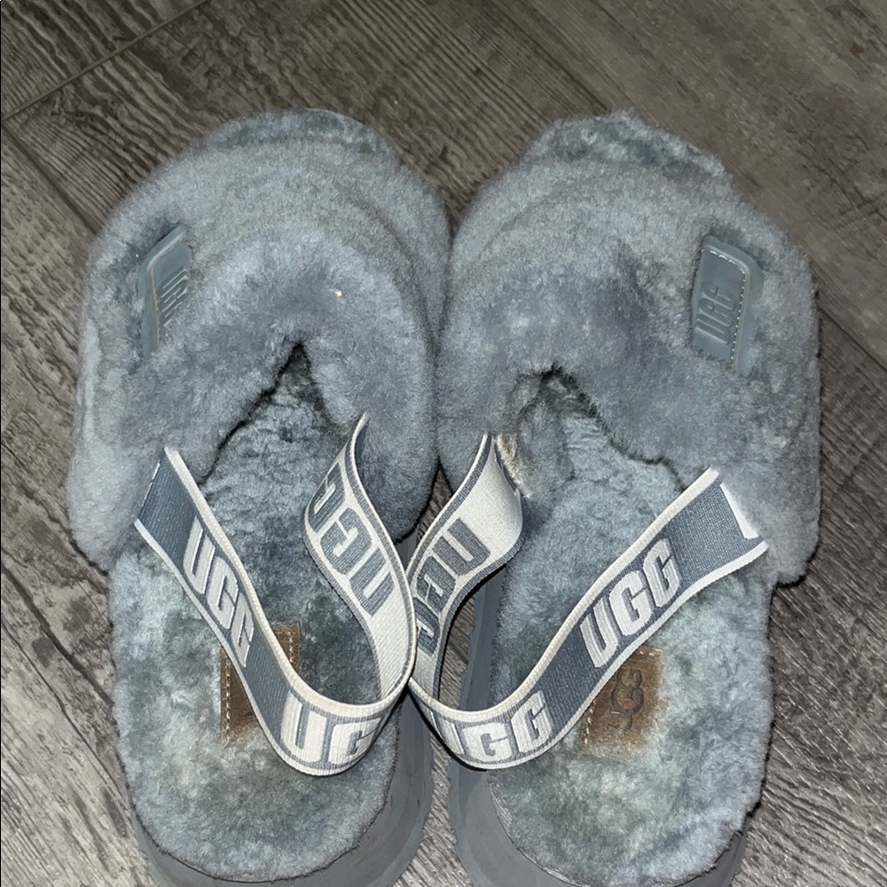UGG Gray Cozy Slippers
